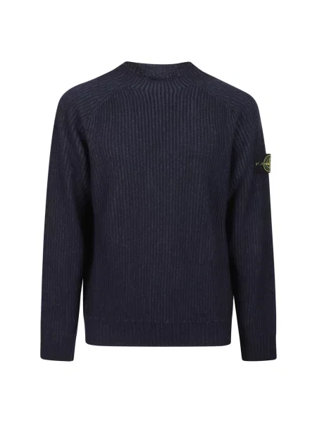 Sweter Stone Island z kamieniami niebieski