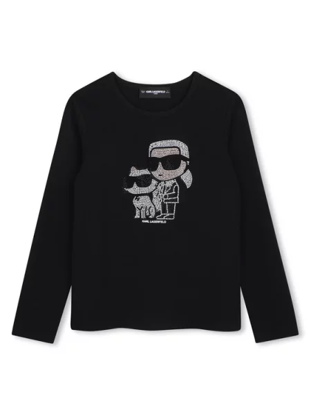 Karl Lagerfeld Kids Blúz D fekete