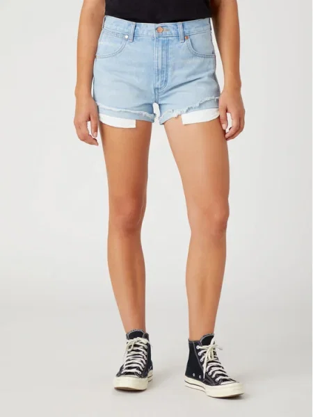 Wrangler Pantaloni scurți de blugi celest albastru