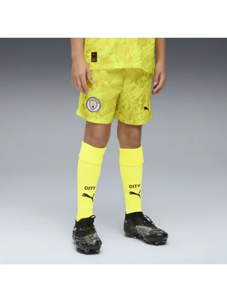 PUMA Młodzieżowe szorty bramkarskie Manchester City Odzież żółty