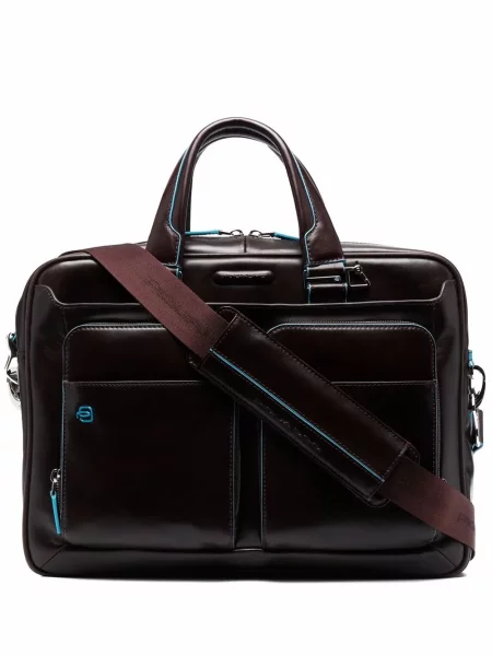 Geantă Piquadro business maro