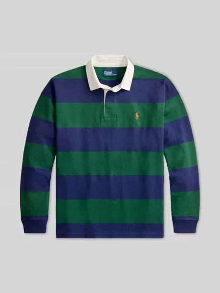 Sweter o kroju oversized z czystej bawełny model Polo Ralph Lauren zielony