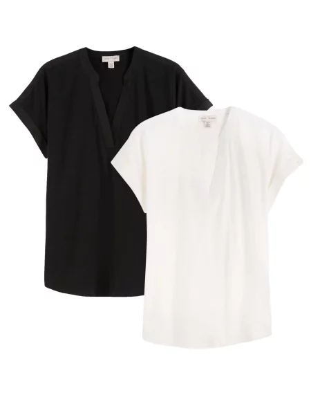 Love & roses Tricou negru alb