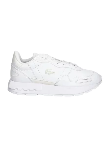 Sneakersy Lacoste skórzane białe