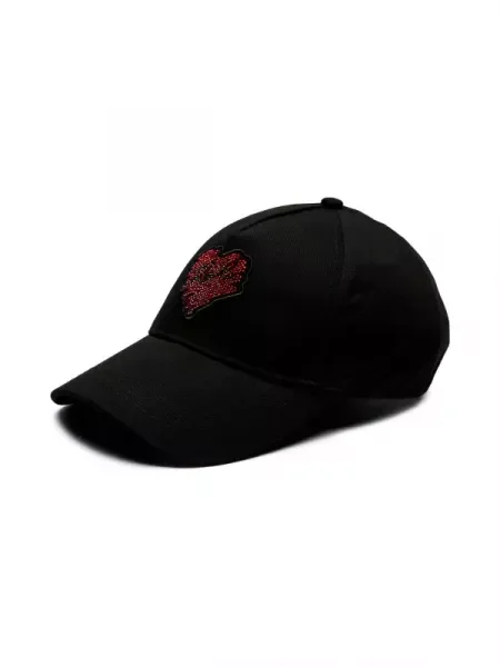 Karl Lagerfeld Baseball sapka K/HEARTS fekete