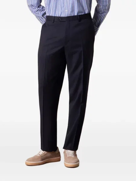 Pantaloni Brooks Brothers de lână albastru