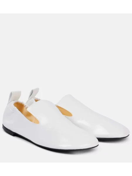 Pantofi loafer Proenza Schouler din piele alb
