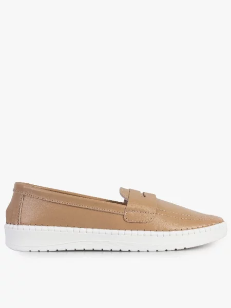 Кожаные туфли Modamilano бежевые