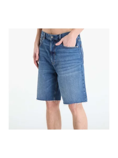Džínsové šortky Calvin Klein Jeans modrá