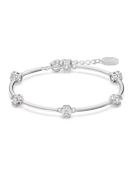 Bransoletka Swarovski biała