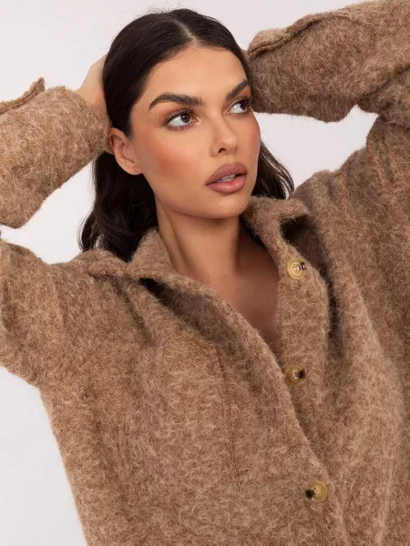 Kurtka koszulowa Rue Paris brązowa