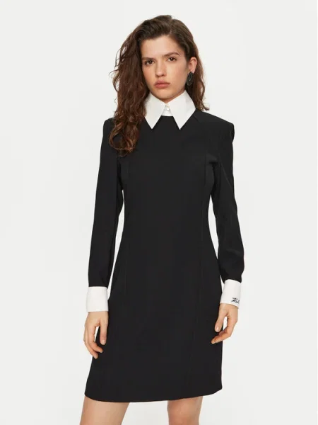 KARL LAGERFELD Rochie de zi negru
