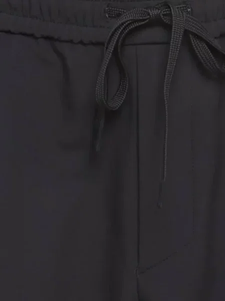 Pantaloni Boss alergare cu cordon albastru