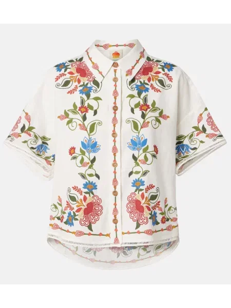 Cămașă Farm Rio de in alb