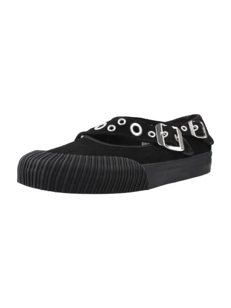 Pantofi cu toc Vans cu bretele negru