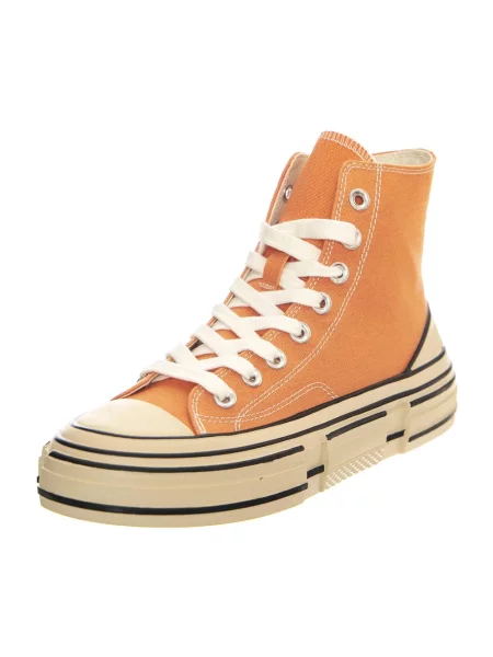 Sneakersy Jeffrey Campbell sznurowane pomarańczowe