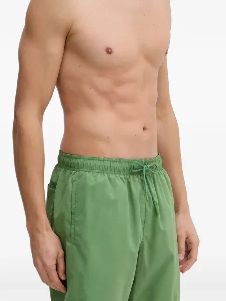 Slip de baie Lacoste cu autograf cu cordon verde