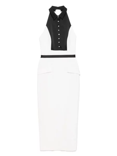 Rochie Silk Love & Lace de mătase de costum alb