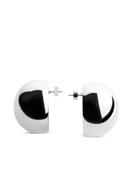 Cercei Jacquemus argintiu