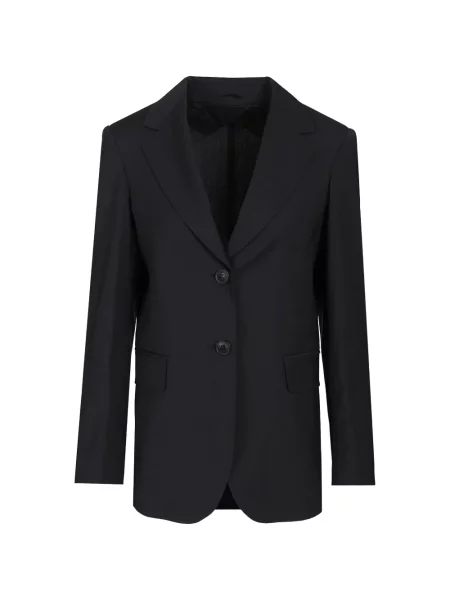 Geacă Max Mara de lână albastru
