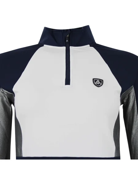 Tricou mânecă lungă Peak Mountain alb