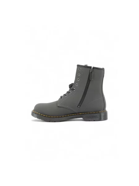 Botki Dr. Martens sznurowane skórzane szare