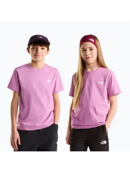 Gyermek póló The North Face Evolution Simple Dome SS Tee hushed lavender. Méret: rózsaszín