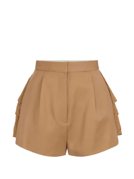 Pantaloni scurți Elisabetta Franchi maro