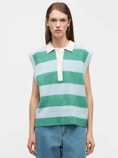 Munthe Pulover BRACHA turcoaz / pastel albastru