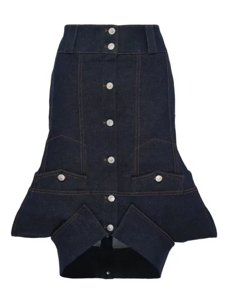 Spódnica jeansowa Grace Elwood do kolan niebieska