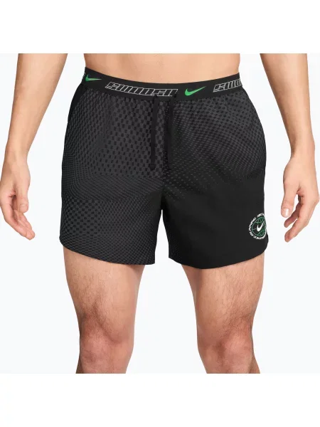 Pantaloni scurți de alergare pentru bărbați Nike Stride black negru