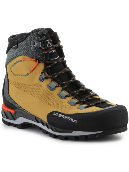 Pantofi La Sportiva din piele cu dungi de tigru maro