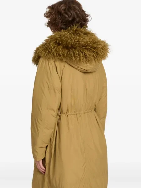 Geacă parka Yves Salomon maro