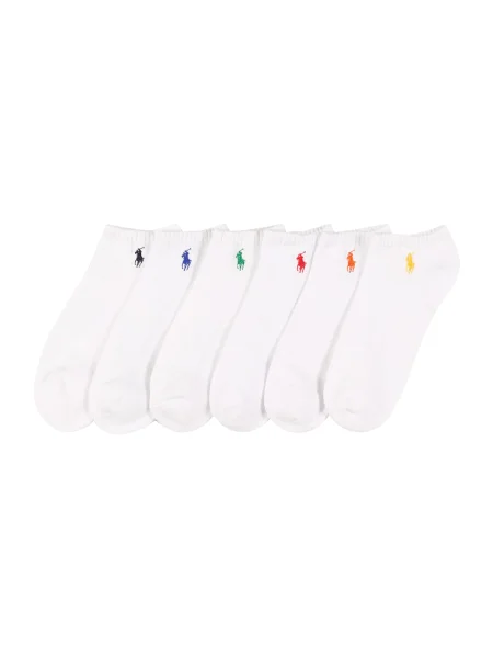 Polo Ralph Lauren Nogavice modra / zelena / oranžna bela