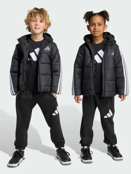 Детская демисезонная куртка Adidas черная