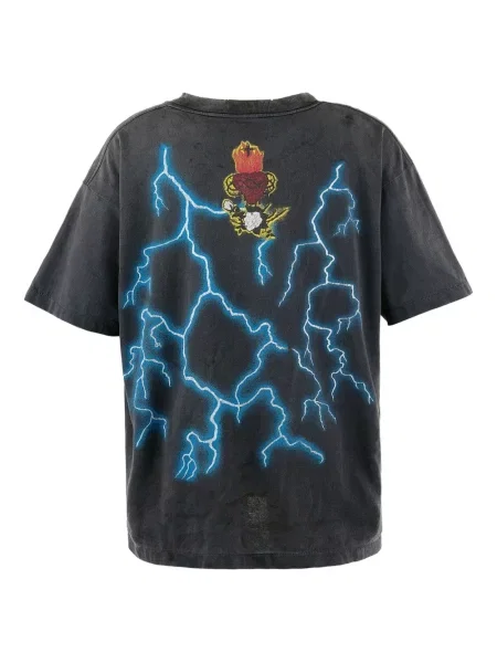 Tricou Saint Mxxxxxx cu imagine gri