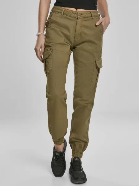 Urban Classics Cargo nadrágok olíva barna