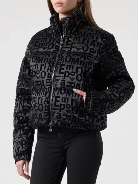 Куртка Ea7 Emporio Armani чорна
