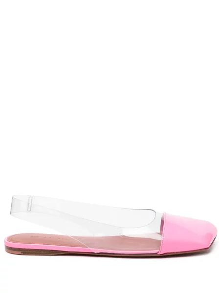 Balerini Amina Muaddi slingback roz