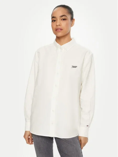 Tommy Jeans Cămașă alb