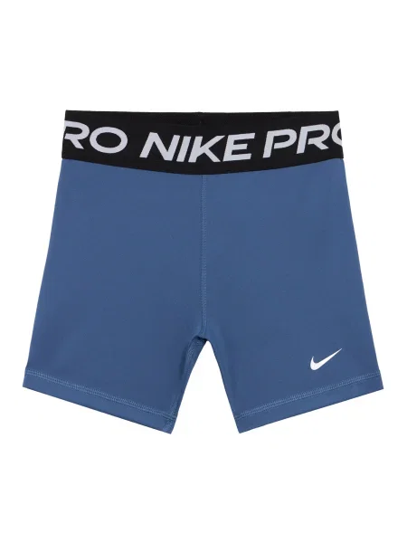 NIKE Športové nohavice Nike Pro námornícka modrá biela