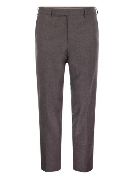 Pantaloni Pt Torino de flanelă gri