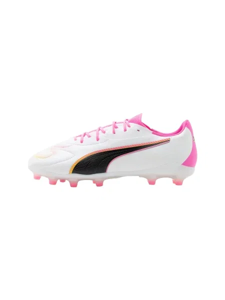 PUMA Ghete de fotbal KING 20 MATCH roz / negru alb