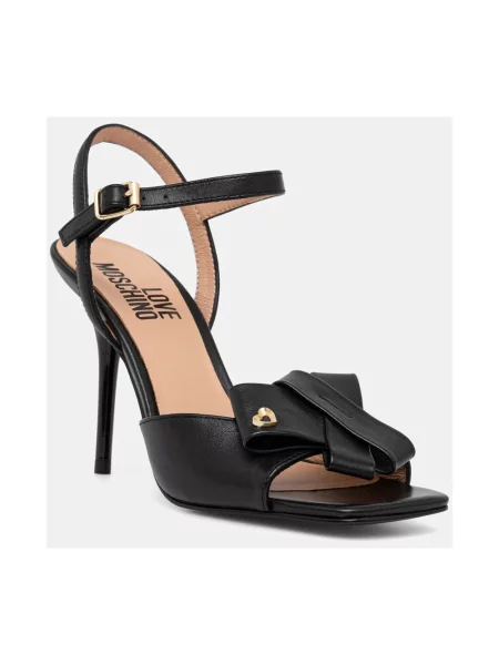 Sandały Love Moschino skórzane czarne