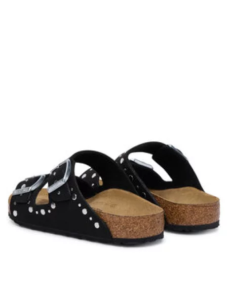 Sandále Birkenstock nity čierna