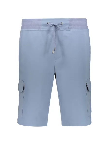 Pantaloni scurți cargo Moorer cu cordon albastru