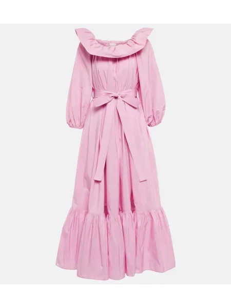 Maksi sukienka maxi Patou garniturowa różowa