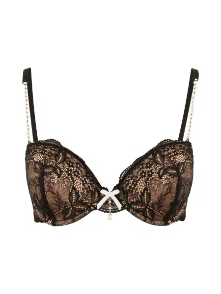 LASCANA Sutien crem negru