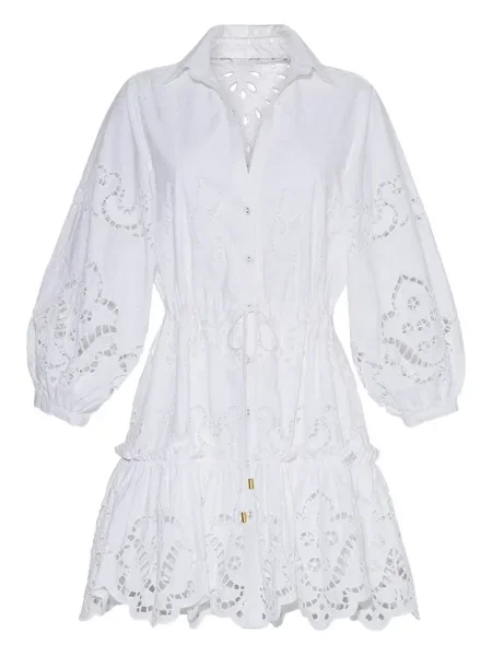Mini rochie mini Cara Cara de costum mini alb