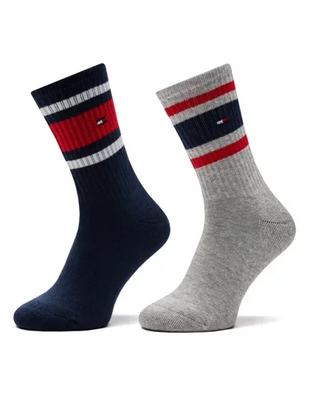 Dolge nogavice Tommy Hilfiger Mornarsko modra
